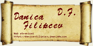 Danica Filipčev vizit kartica